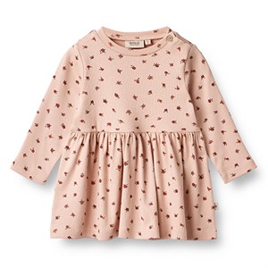 WHEAT - Jersey Dress Ryle LS, Pink Sand Flowers